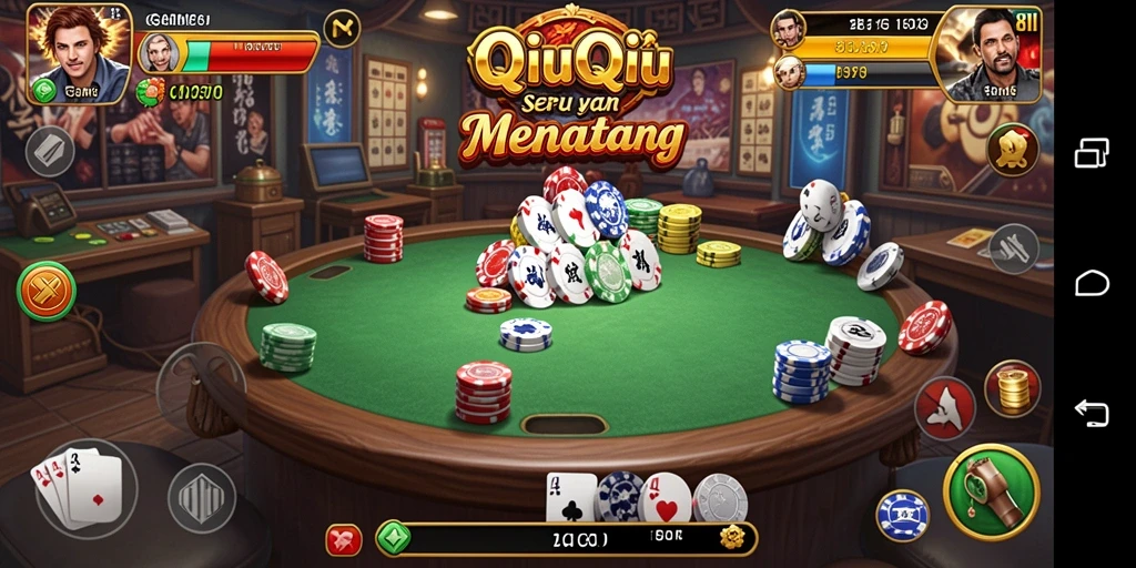 Tampilan gameplay QiuQiu yang menarik dan menantang di 8II.
