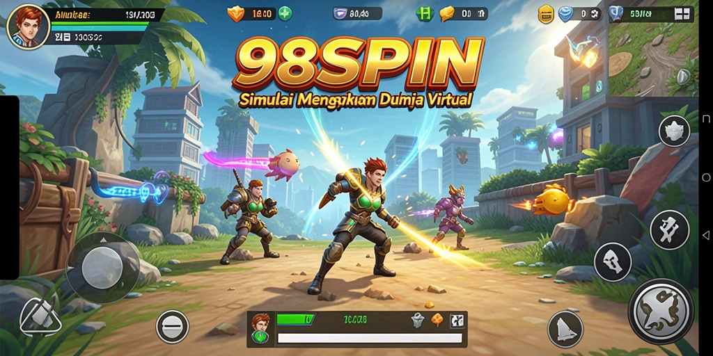 Gameplay 98SPIN yang seru dan interaktif.
