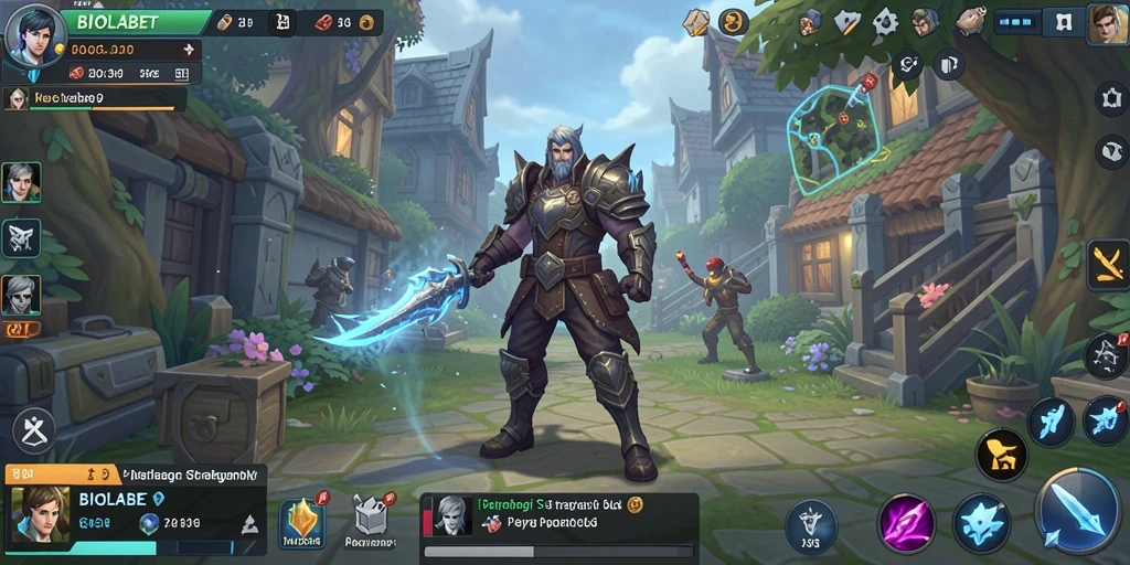 Tampilan gameplay menarik dari BIOLABET dalam mengelola kerajaan.