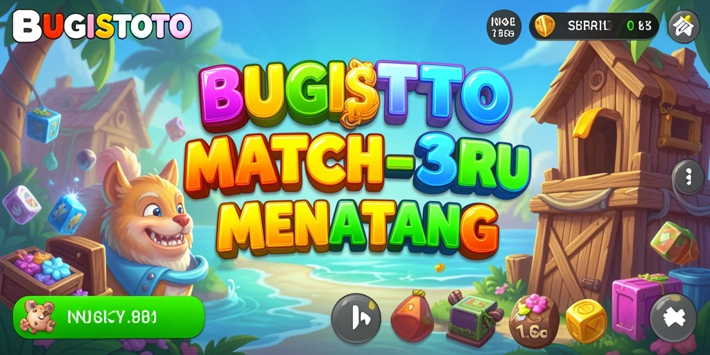 Gameplay seru dan menantang saat mencocokkan elemen di BUGISTOTO.