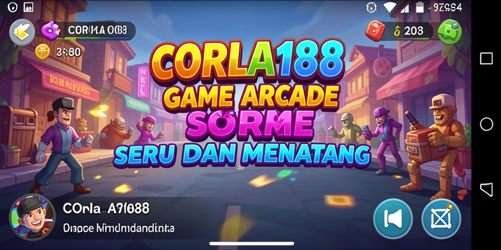 Tangkapan layar gameplay seru dalam game Arcade CORLA188.