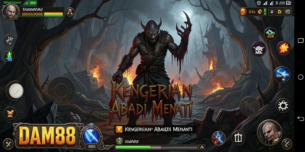 Screenshot gameplay menampilkan suasana mencekam dari <strong>DAM88</strong>.