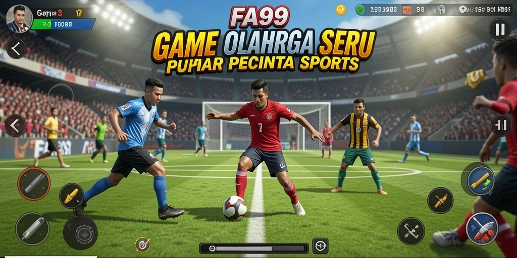 Tampilan gameplay FA99 yang seru dan mendebarkan.