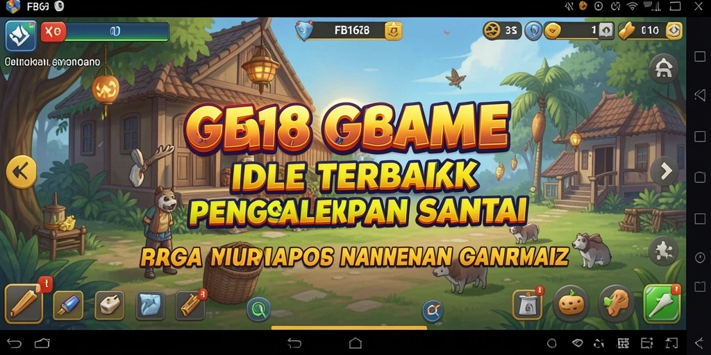 Tampilan gameplay FB168 yang santai dan menyenangkan.