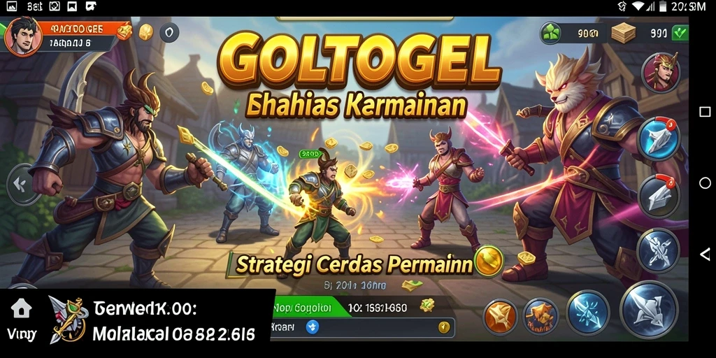 Tampilan gameplay GOLTOGEL yang menarik dan menantang.