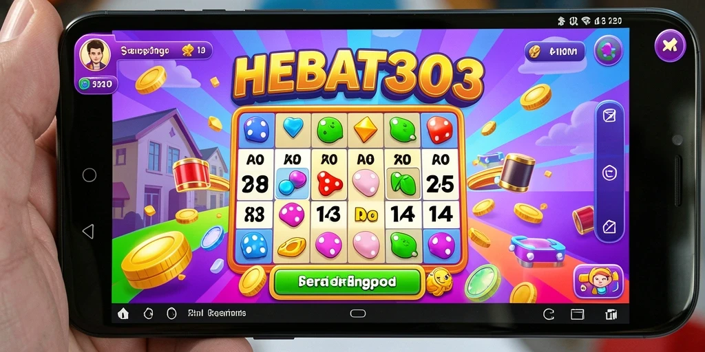 Tampilan utama HEBAT303 dengan keseruan permainan Bingo.
