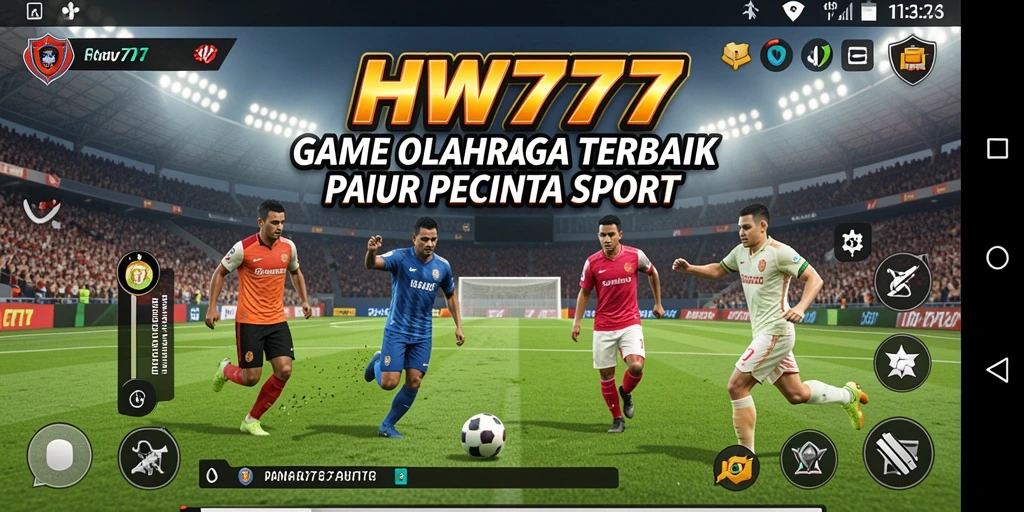 Gameplay menarik HW777 yang menampilkan aksi olahraga seru.