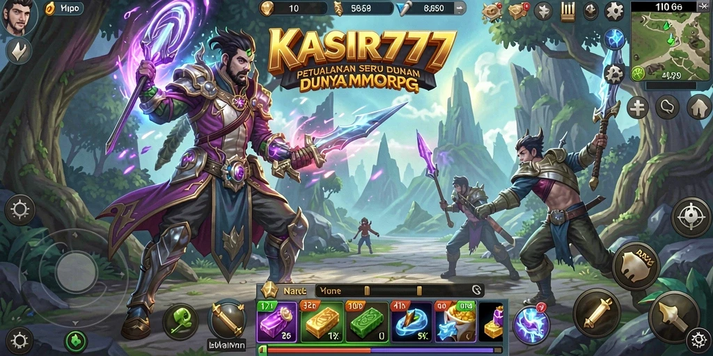 Gameplay KASIR777 yang seru dan interaktif dalam dunia MMORPG.