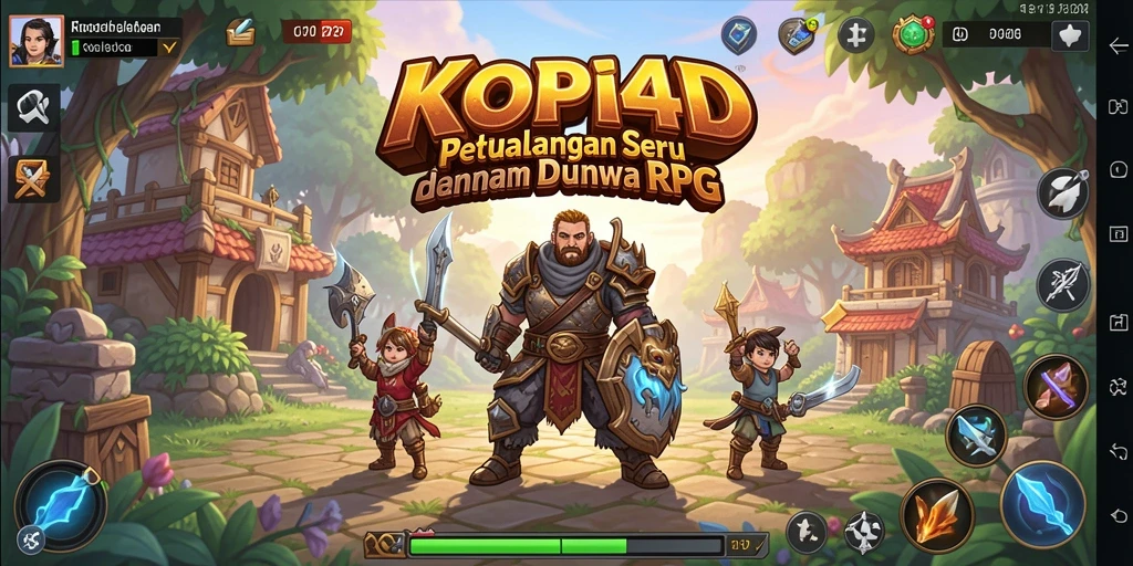 Tampilan screenshot gameplay RPG yang mendebarkan dan menarik.