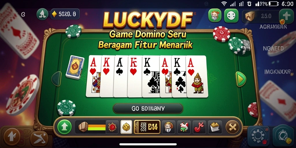 Tampilan menarik dari gameplay LUCKYDF yang memikat.