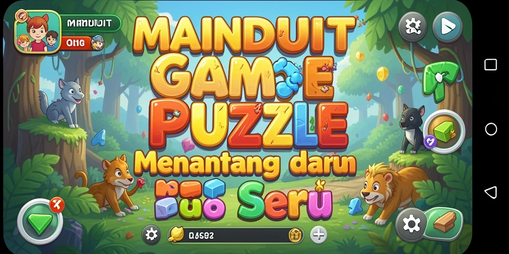 Screenshot gameplay MAINDUIT menampilkan tantangan puzzle yang menarik.