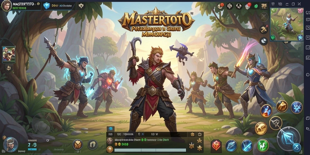 Tangkapan layar menampilkan aksi seru dalam gameplay MASTERTOTO.