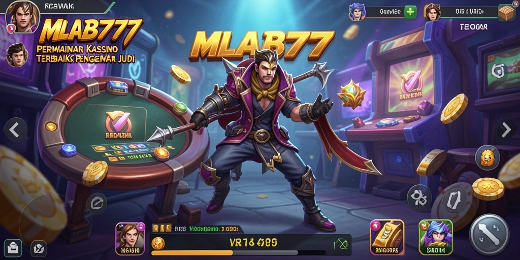 Tampilan gameplay Kasino yang seru di MLBB777.