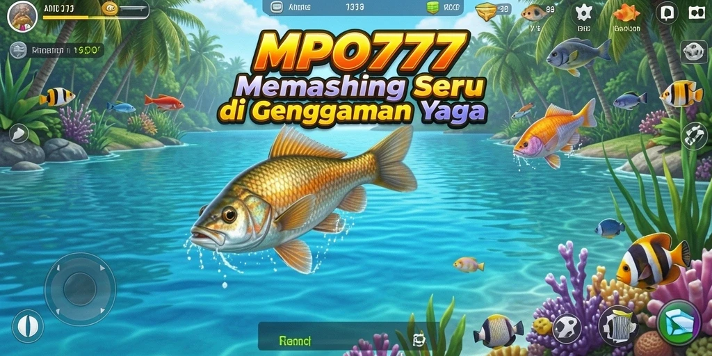 Screenshot gameplay MPO777 yang menunjukkan aksi memancing yang mendebarkan.