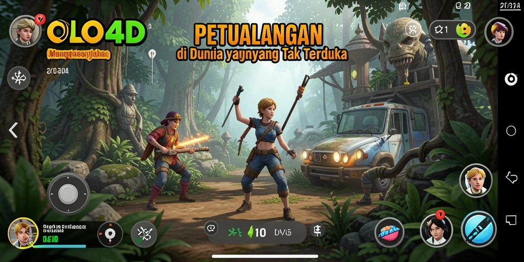 Screenshot gameplay OLLO4D menampilkan petualangan yang mendebarkan.