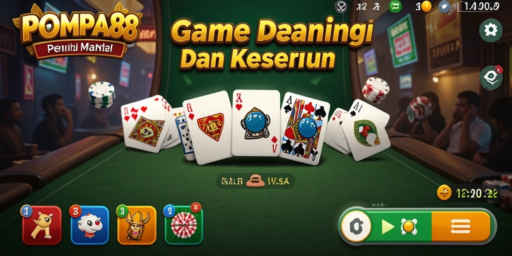 Tampilan menarik dari gameplay POMPA88 yang seru dan menantang.