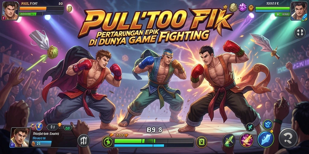 Tangkapan layar PULITOTO menampilkan aksi pertarungan yang mendebarkan dan karakter-karakter yang beragam.