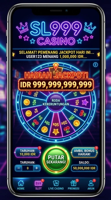 Screenshot dari katalog aplikasi sl999 yang lengkap.